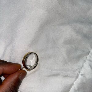 Two-Tone Gold & Silver Band Ring